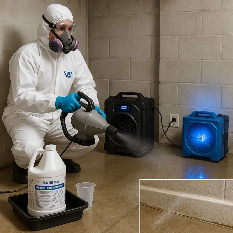 Sanitization and Odor Removal process in Eau Claire, WI